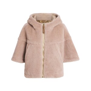 Max Mara  羊驼毛真丝披肩斗篷