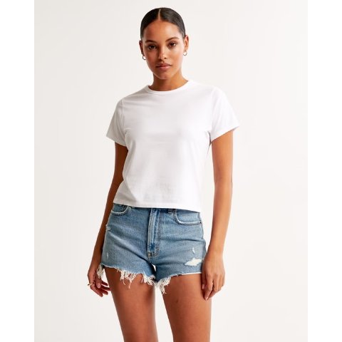 Abercrombie & FitchEssential Polished Body-Skimming Tee