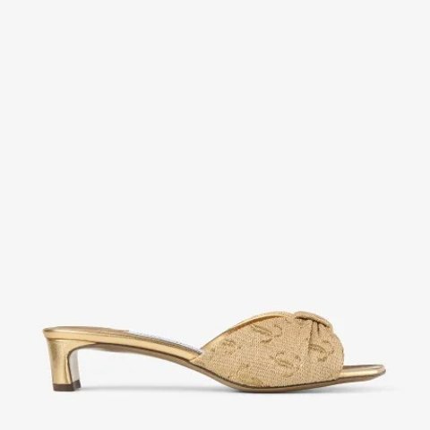 Annika 金色凉鞋 35码
