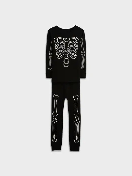  Kids Organic Cotton Glow-in-the-Dark PJ Set