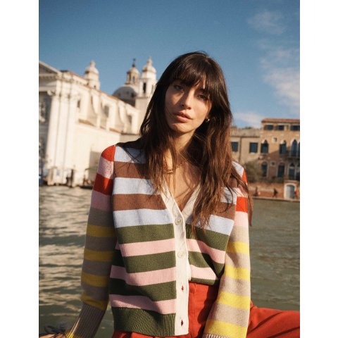 Lucy Cotton Cardigan Multi