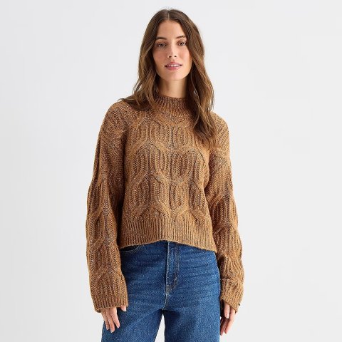 a.n.a 高领长袖毛衣