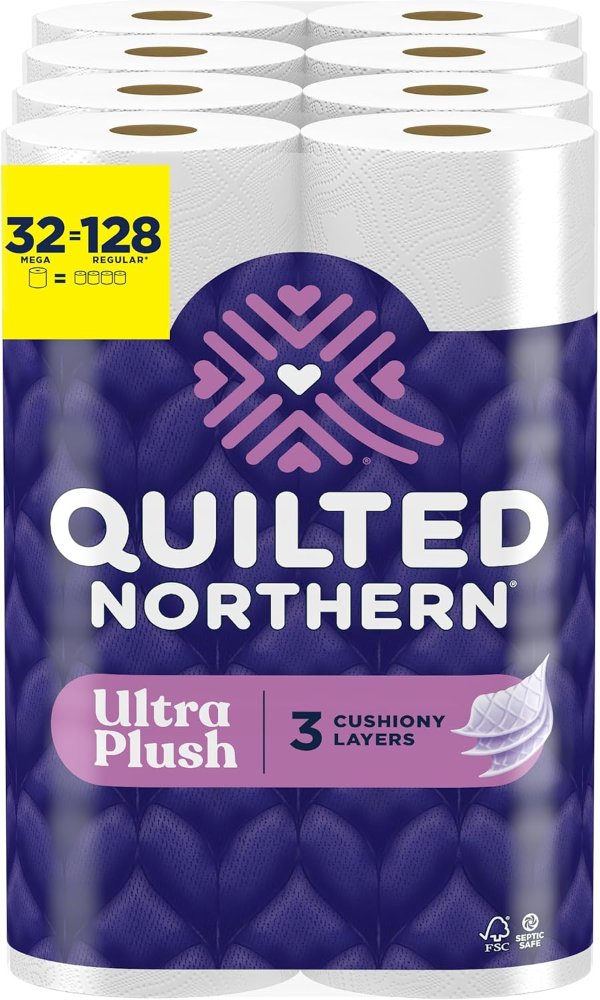 Quilted Northern Ultra Plush Toilet Paper 3 Ply 32 Pack