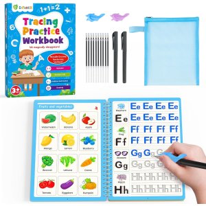 D-FantiX 儿童凹槽练字本 可重复使用