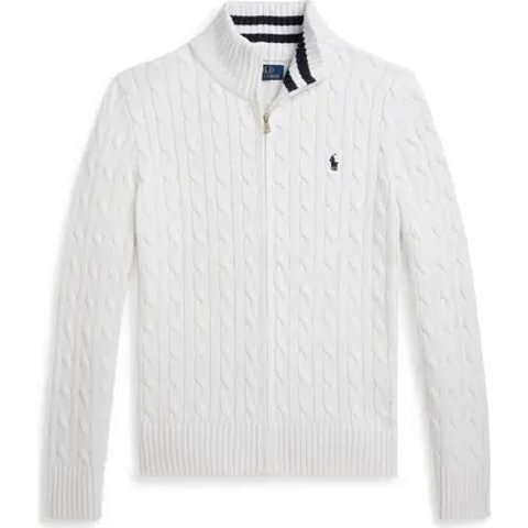 大童棉质拉链开衫