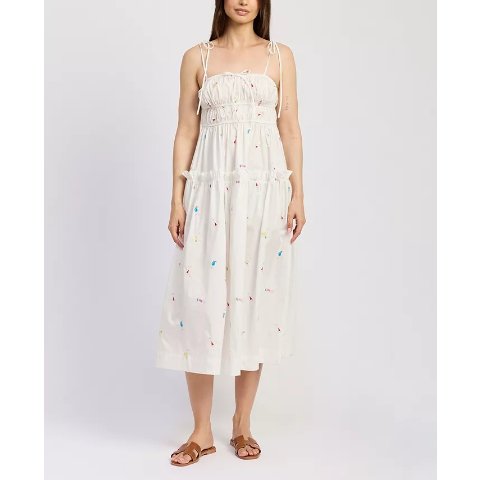 Nellie Cotton Midi Dress