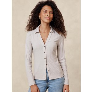 Banana Republic 翻领针织衫