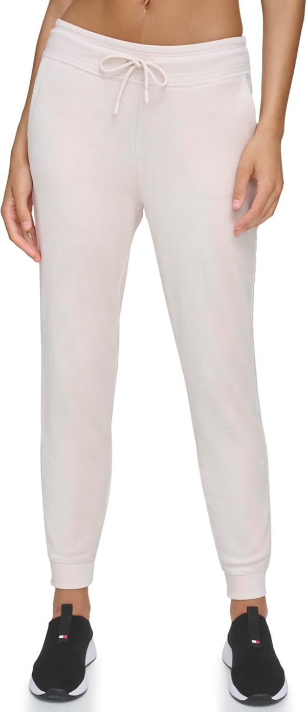 Women's Slim Fit Velour Jogger Pant