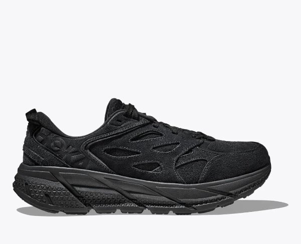 Clifton L 1122571-BBLC Black Suede US5 Running Shoes