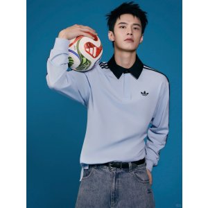 adidas 3-Stripes 长袖POLO衫