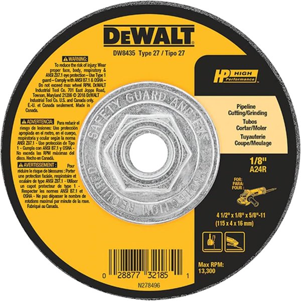 DEWALT DW8435 Cutting Wheel 4.5 Inch