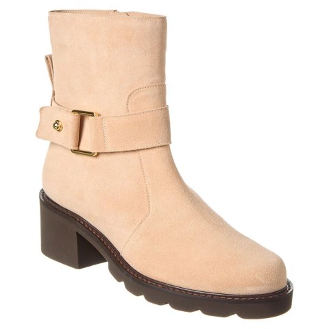 Stuart WeitzmanBoulevard Moto Zip Suede Bootie