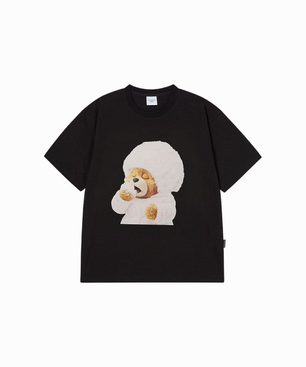 acmé de la vie AC BEAR Baby Face Snow Short Sleeve T-Shirt