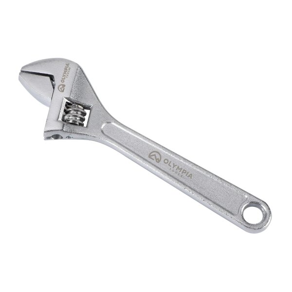 Olympia Tools Adjustable Wrench 6 Inch Steel