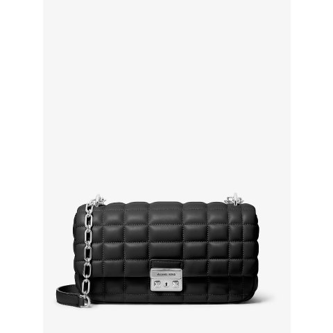 Tribeca Large Quilted Leather Shoulder Bag
