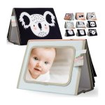 婴儿安全镜感官软布书