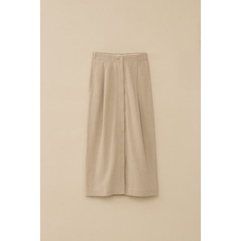 Lauren ManoogianLinen Blend Half Elastic Waist Skirt