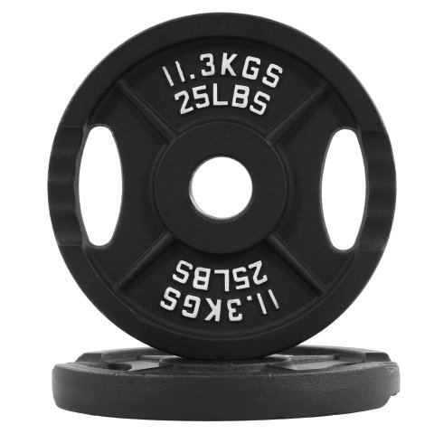 BalanceFrom Olympic Weight Plates 25 lb Pair