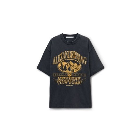 Alexander WangSunfade Jersey Tee Black Wash