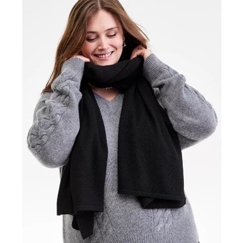 Charter Club100%羊绒羊绒围巾 多色选