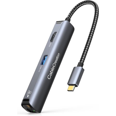 CableCreation USB-C 集线器 4K HDMI 1Gbps网口