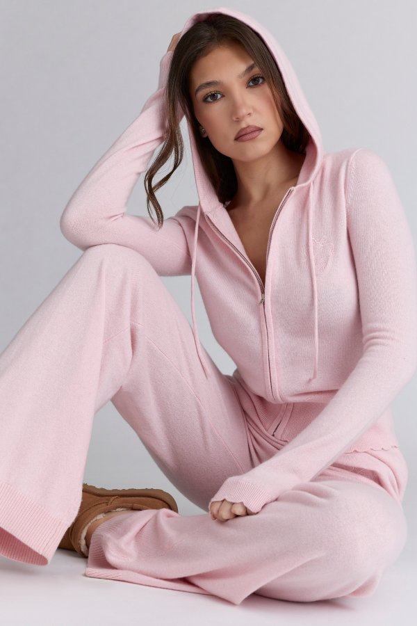 House of CB Pink Cashmere Travel Set