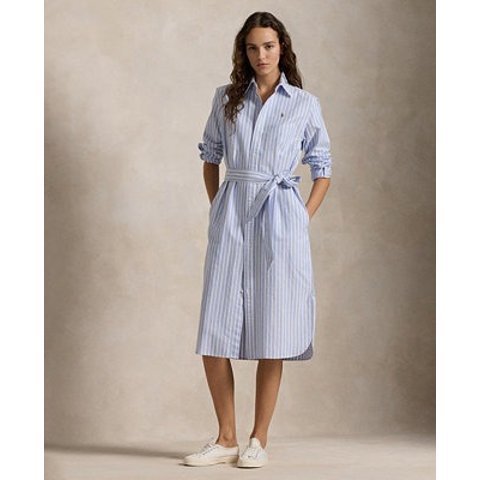 Belted Cotton Shirtdress