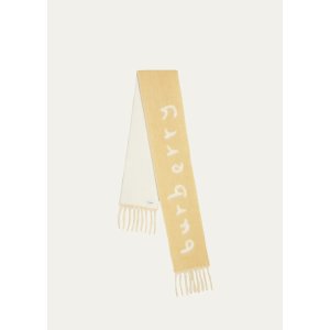 Burberry Logo 羊毛围巾