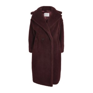 Max Mara  Teddy羊毛真丝双排扣大衣