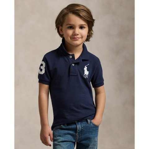 Ralph LaurenBig Pony Cotton Mesh Polo Shirt