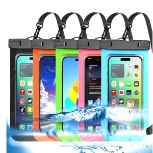 Famoby 多色防水手机袋 5个装 IP68