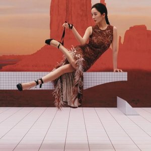 Christian Louboutin Cassia 缎面绑带细跟鞋 杨幂同款