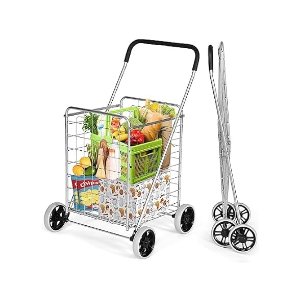 IRONMAX 可折叠手推车 大轮 银色