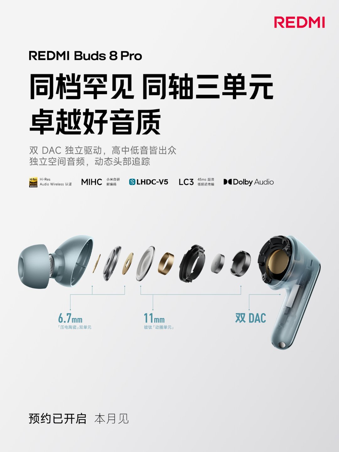 Redmi Buds 8 Pro 官方海报