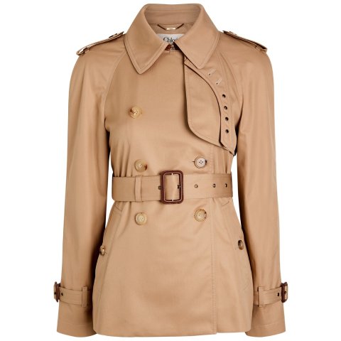 双排扣棉斜纹夹克