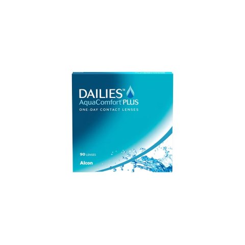 DailiesFocusAqua 水感透明日抛隐形眼镜 90片