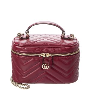 Gucci GG Marmont 皮革迷你包