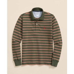 Brooks Brothers Golden Fleece 条纹长袖Polo衫