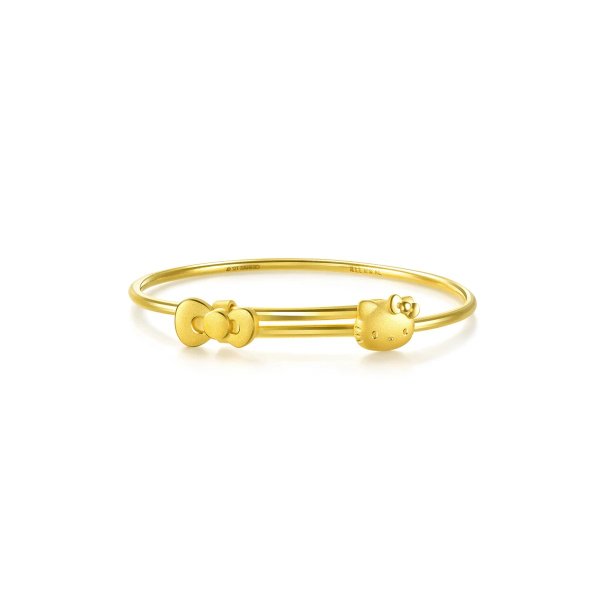 Sanrio characters 999.9 Gold Bangle - 91753K | Chow Sang Sang Jewellery