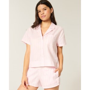 Hollister Class of  26 短袖棉质衬衫