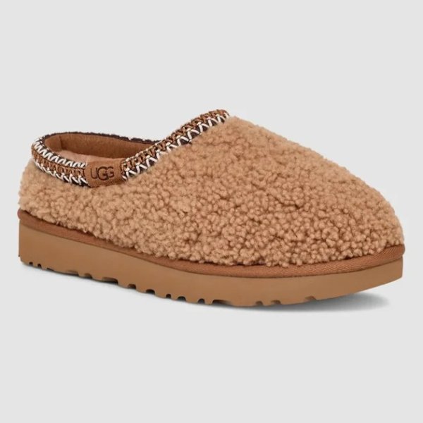 Tasman Maxi Curly 1158356-CHE Sheepskin Slippers Chestnut Women