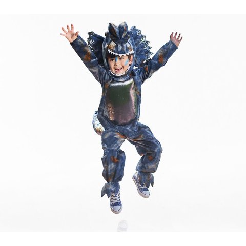 双脊龙发光恐龙服装 4-6岁