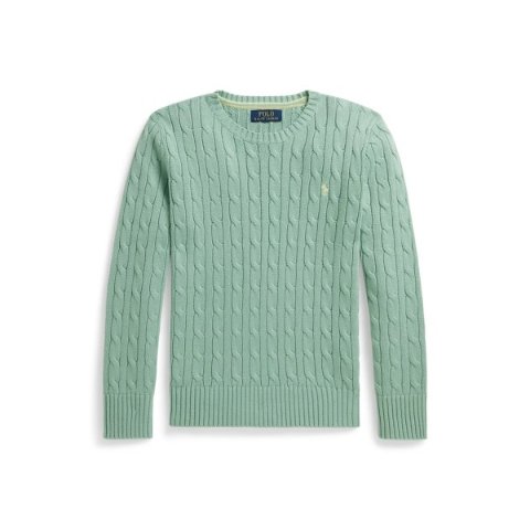 Ralph LaurenCable-Knit Cotton Sweater