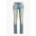 Zeitna Distressed Mid-Rise Skinny Jeans