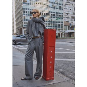 羊毛混纺西装裤