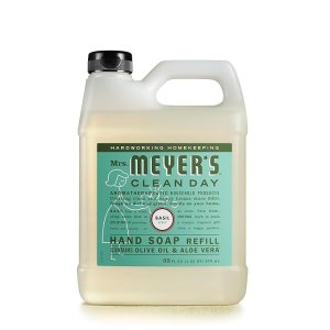 Mrs. Meyer s 天然洗手液替换装 罗勒味 33 fl oz