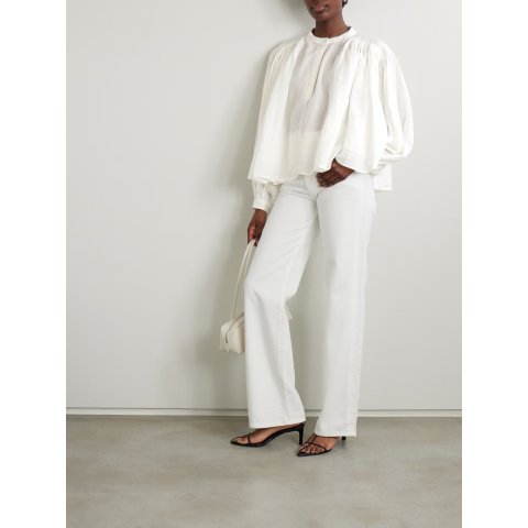 Ramie-Voile 褶皱衬衫