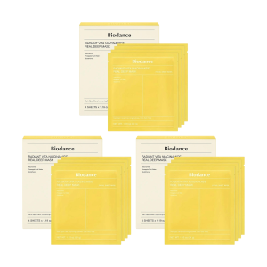 BIODANCE 黄色维他命烟酰胺水凝胶面膜 4片*3