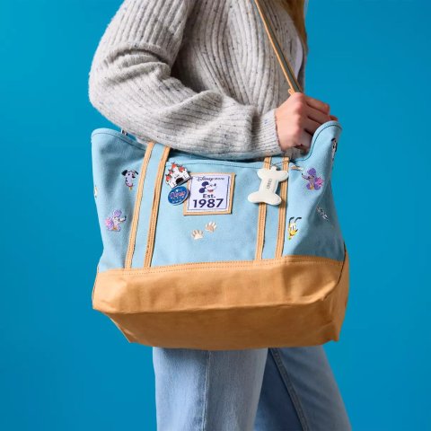 Disney 狗狗帆布托特包 大号