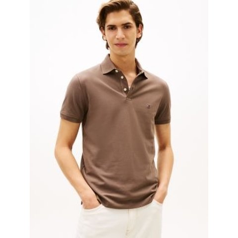 修身弹力Pique POLO衫